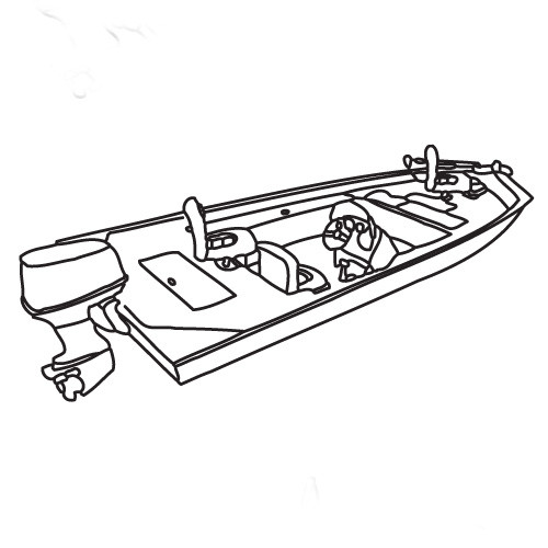 Cover fits V- Shaped Jon Boat
