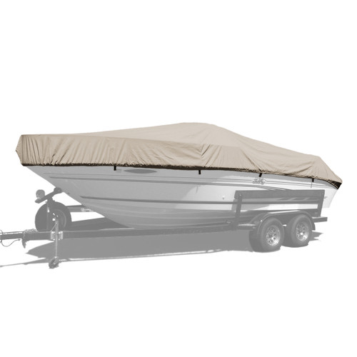 Westland custom boat cover with linen Sunbrella fabric Westland custom boat cover with linen Sunbrella fabric