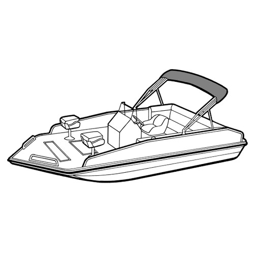 Cover Fits Modified-V, Performance Deck Boat