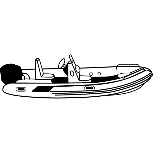 Cover Fits Inflatable Boats - Sport Type with Center Console