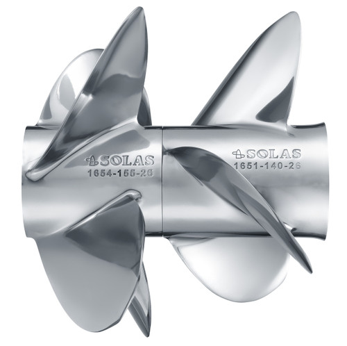 Solas B3 Dual (Front and Rear) Stainless Steel Boat Propeller
