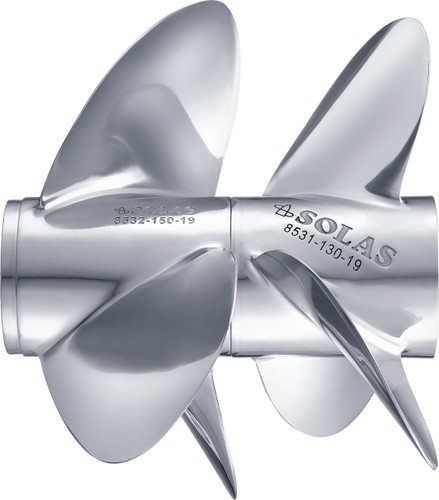 Solas Volvo Duo (Front and Rear) Stainless Steel Boat Propeller