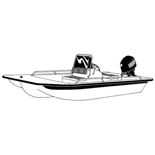 Bay Style Boat Cover, 14'9-15'8 x 80, Carver