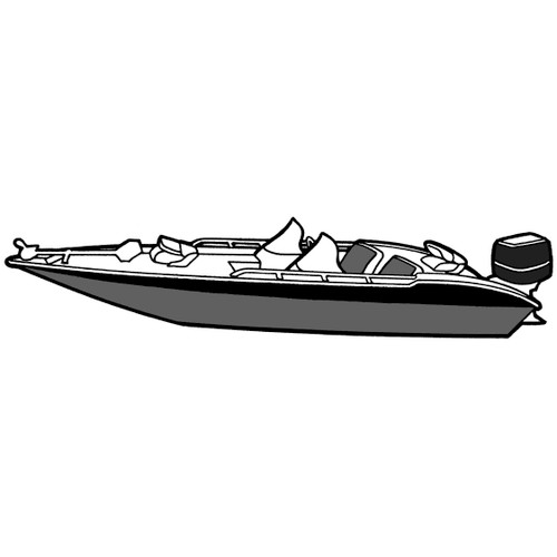 Carver Covers Flex-Fit Poly-Flex Boat Cover For 16 ft. to 19 ft