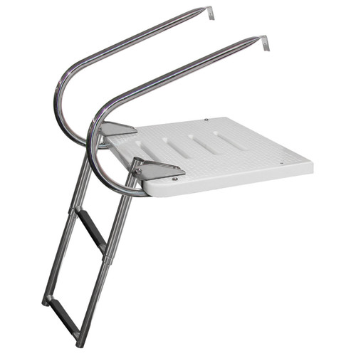 Product image of the JIF I/O Transom Platform with Top-Mounted Ladder Product image of the JIF I/O Transom Platform with Top-Mounted Ladder