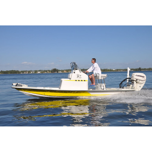 Cover Fits Flats Blunt Nose Boat w/Low Grab Rail