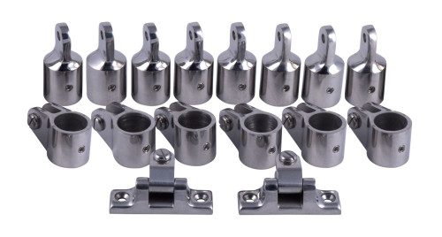 Carver bimini top stainless steel fittings upgrade kit