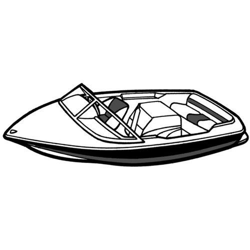 Carver semi-custom boat cover