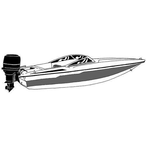 Carver semi-custom boat cover