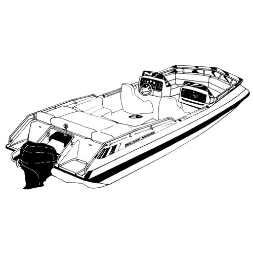 Carver semi-custom boat cover