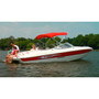 Carver 36" 3-bow bimini top in use