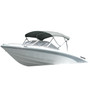 Carver 3-bow bimini top with double duck fabric