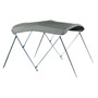 Carver 3-bow bimini top with Double Duck fabric