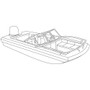 Cover fits Tri-Hull Boats
