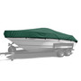 Westland custom boat cover with forest green Sunbrella fabric