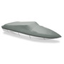 Carver custom boat cover with haze gray double duck canvas
