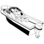 Cover Fits Walk Around Cuddy Cabin Boat