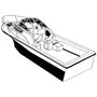 Cover Fits Walk Around Cuddy Cabin Boat