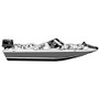 Cover Fits Fish & Ski Style Boat with Walk-Thru Windshield