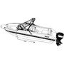 Cover Fits V-Hull Runabout Boat with Ski Tower