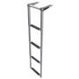 Product image of the JIF 4-Step Over Platform Telescoping Boat Ladder