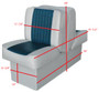Wise Standard Back-to-Back Boat Seat with dimensions WD707P