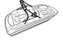 Carver Specialty Over The Tower Covers for Deck Boats Lineart