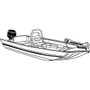 Carver semi-custom boat cover