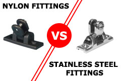 Bimini Top Fittings Stainless Steel vs. Nylon Bimini Top 