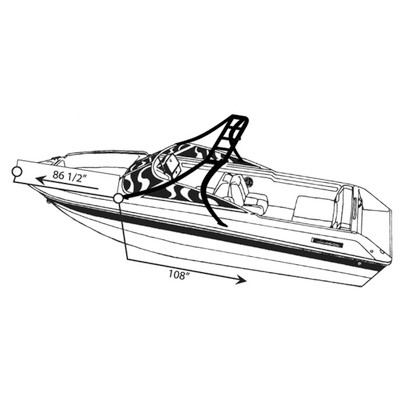 Boats With Tower Boat Cover, 19'9-20'8 x 102, Carver