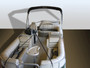 Carver boat cover support system on pontoon boat