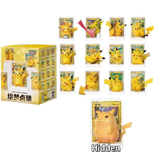 Pokemon Dream Painting 30th Celebrations Pikachu Figure Blind Box
