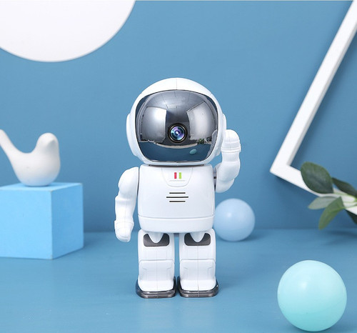 Color: Astronaut, style: With 15day memory card - Robot Wifi HD Mobile Remote Baby Monitor