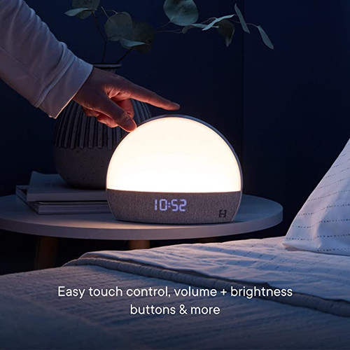 Hatch Restore Smart Clock Small Night Light Atmosphere Light Baby Audio Monitor Sleep Instrument Wh