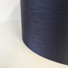 Navy Blue Silk Lampshade