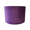 Purple Lampshade in Velvet with Champagne Lining