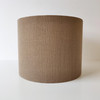 Brown Lampshade in Textured Linen
