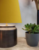 Mustard Cotton Extra Tall Cone Lampshade (50cm Height)