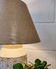 Natural Hessian Steeply Tapered Lamp shade