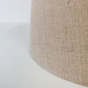 Gravel Beige Steeply Tapered Lamp shade in Linen Fabric