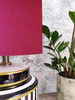 Pink Lampshade in Linen with Gold Lining