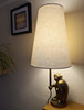 White Mini Cone Lampshade in Linen Fabric