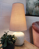 NEW Mini Antique Cream Cone Lampshade in Linen Fabric