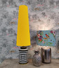 Tall Cone Lampshade in 70cm Height and Sunflower Yellow Cotton Fabric