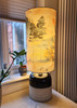 Herons in Flight Extra Tall Cylinder Lampshade in Cotton