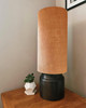 Natural Hessian Cylinder Lampshade in Extra Tall Slim Design
