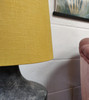 Extra Large Cone Lampshade in Mustard Linen Fabric