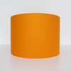 Orange Cotton Lamp shade with Silver Lining