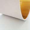 Cream Lampshade in Velvet with Gold Lining