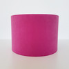 Bright Pink Lampshade in Velvet